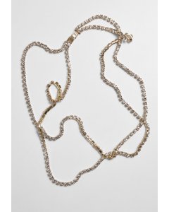 Urban Classics / Layering Diamond Necklace gold