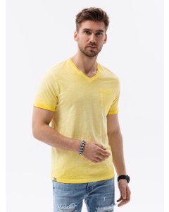 Herrenshirt kurze Ärmel // S1388 - yellow