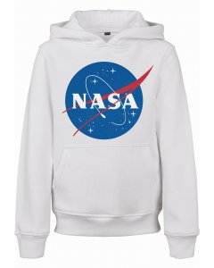 Kinder-Sweatshirt // Mister tee Kids NASA Insignia Hoody white