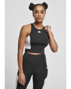 Frauentop // Starter Ladies Sports Cropped Top black/white