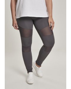 Leggings // Urban classics Ladies Tech Mesh Leggings dark grey