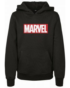 Kinder-Sweatshirt // Mister tee Kids Marvel Logo  Hoody black
