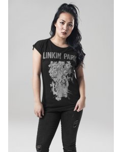 Damenshirt kurze Ärmel // Merchcode Ladies Linkin Park Eye Guts Tee black