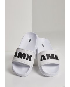 Sandalen // AMK Slides white/black