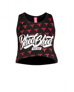 Damentop // Blood In Blood Out Padrao D-Crop Top