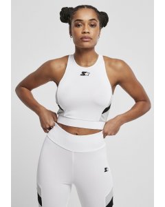 Frauentop // Starter Ladies Sports Cropped Top white/black