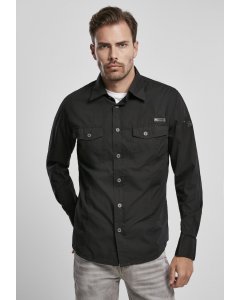 Herrenhemd // Brandit Shirt slim MEN black