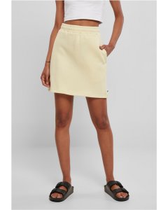 Damen röcke // Urban Classics Ladies Organic Terry Mini Skirt softyellow
