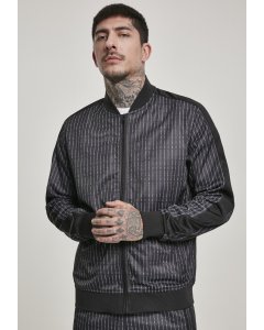 Herren-Sweatshirt Reißverschluss // Mister Tee Fuckyou Track Jacket black