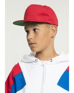 Baseballmütze // Flexfit Pro-Style Twill Snapback Youth Cap red