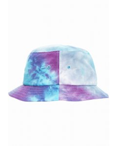 Hüt // Flexfit Festival Print Bucket Hat purple turquoise