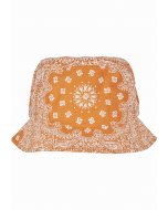 Hüt // Flexfit  Bandana Print Bucket Hat orange