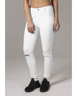 Damenhose // Urban classics Ladies Cut Knee Pants white