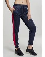 Damen-Traininganzug // Urban classics Ladies Cuff Track Pants navy/fire red