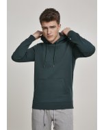 Herren-Sweatshirt // Urban Classics Basic Sweat Hoody bottlegreen