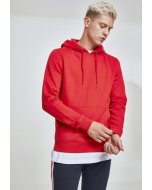 Herren-Sweatshirt // Urban Classics Basic Sweat Hoody fire red