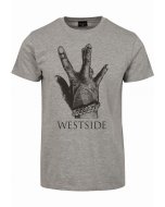 Herrenshirt kurze Ärmel // Mister Tee / Westside Connection 2.0 Tee heather grey