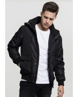 Herren-Jacke // Urban Classics Heavy Hooded Jacket black