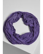 Schal // MasterDis Wrinkle Loop Scarf purple