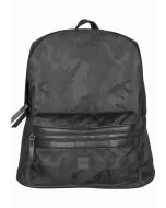 Urban Classics / Camo Jacquard Backpack black camo