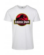 Merchcode / Jurassic Park Logo Tee white