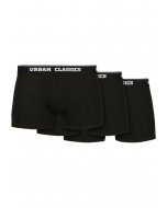 Boxershorts // Urban classics Organic Boxer Shorts 3-Pack black+black+black