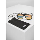Sonnenbrille // Urban Classics 107 Chain Sunglasses Retro blk/yellow