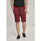 Shorts // Urban Classics Checker Shorts red/blk