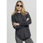 Damen-Sweatshirt // Urban classics Ladies Oversized Terry Hoody charcoal