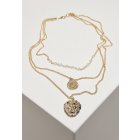 Urban Classics / Lion Layering Necklace gold