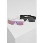 Sonnenbrille // Urban classics Sunglasses Rhodos Pack black white