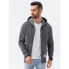 Men's sweater - dark grey E186 