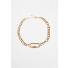Halskette // Urban Classics Fastener Necklace gold