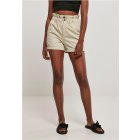 Shorts // Urban Classics Ladies Paperbag Shorts softseagrass