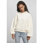Damen-Sweatshirt // Urban classics Ladies Organic Oversized Terry Hoody whitesand
