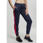 Damen-Traininganzug // Urban classics Ladies Cuff Track Pants navy/fire red