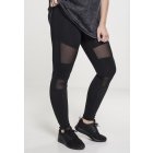 Leggings // Urban classics Ladies Tech Mesh Leggings black