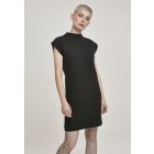 Damenkleider // Urban Classics Ladies Naps Terry Extended Shoulder Dress black