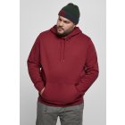 Herren-Sweatshirt // Urban classics Organic Basic Hoody burgundy