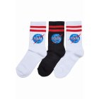 Mister Tee / NASA Insignia Socks Kids 3-Pack white/black