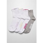 Socken // Urban Classics Girly Small Edge Socks 4-Pack multicolor