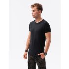 Men's plain t-shirt S1370 - black