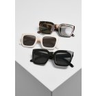 Sonnenbrille // Urban classics Sunglasses Skyros 3-Pack brown/black/white