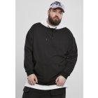 Herren-Sweatshirt // Urban classics Oversized Hooded Crew black
