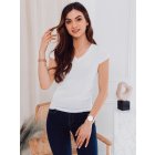 Women's plain t-shirt SLR002 - white