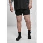 Boxershorts // Urban classics Men Boxer Shorts Double Pack black charcoal