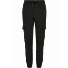 Jeanshose // Urban Classics Ladies Knitted Denim High Waist Cargo Pants black