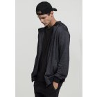 Herren-Sweatshirt // Urban Classics Mens Light Training Jacket charcoal/black