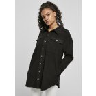Urban Classics / Ladies Long Corduroy Overshirt black