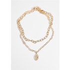 Halskette // Urban Classics Madonna Layering Necklace gold